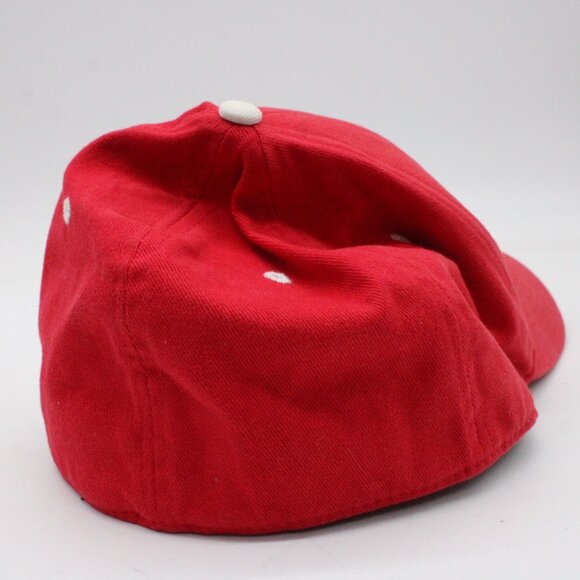 In N Out Burger Baseball Cap Red Embroidered Hat Adult Flex Fitted Large/XL - Picture 4 of 7